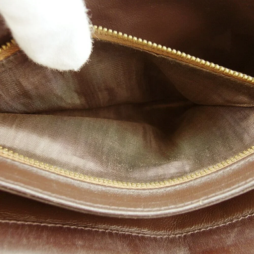 CELINE Shoulder Bag Beige brown gold Women Authentic secondhand - Picture 7 of 7